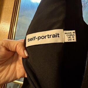 Self portrait black dress size 4